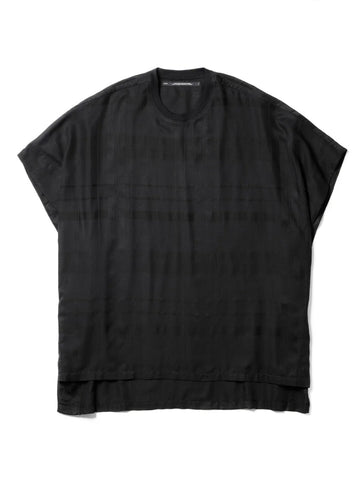 Julius Scalene Check Poncho Shirt