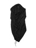 Julius Mantra Cowl Neck Sleeveless Shirt
