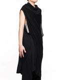 Julius Elytra Sleeveless Drape Top