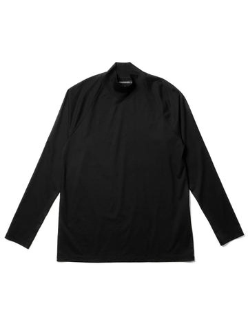 Julius Scalene Embroidery High Neck Long Sleeve T-Shirt