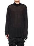 Julius Scalene High Neck Long Sleeve Cut Sewn