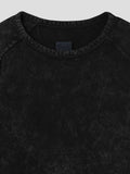 Juun.J Cotton Dyed Damaged Denim Layered Long Sleeve