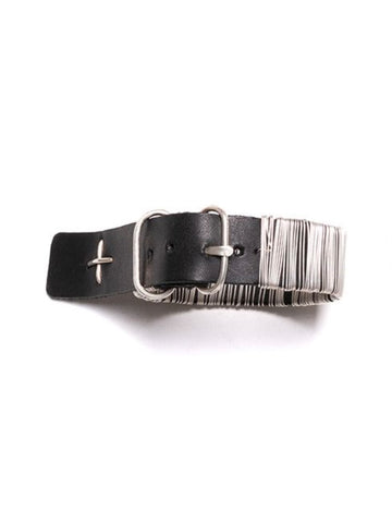 M.A+ Silver Wrapped wrist Band
