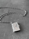 M.A+ Silver Wallet Necklace