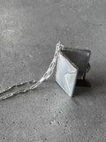 M.A+ Silver Wallet Necklace