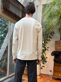 M.A+ Henley Raglan Long Sleeve Medium Fit T-shirt