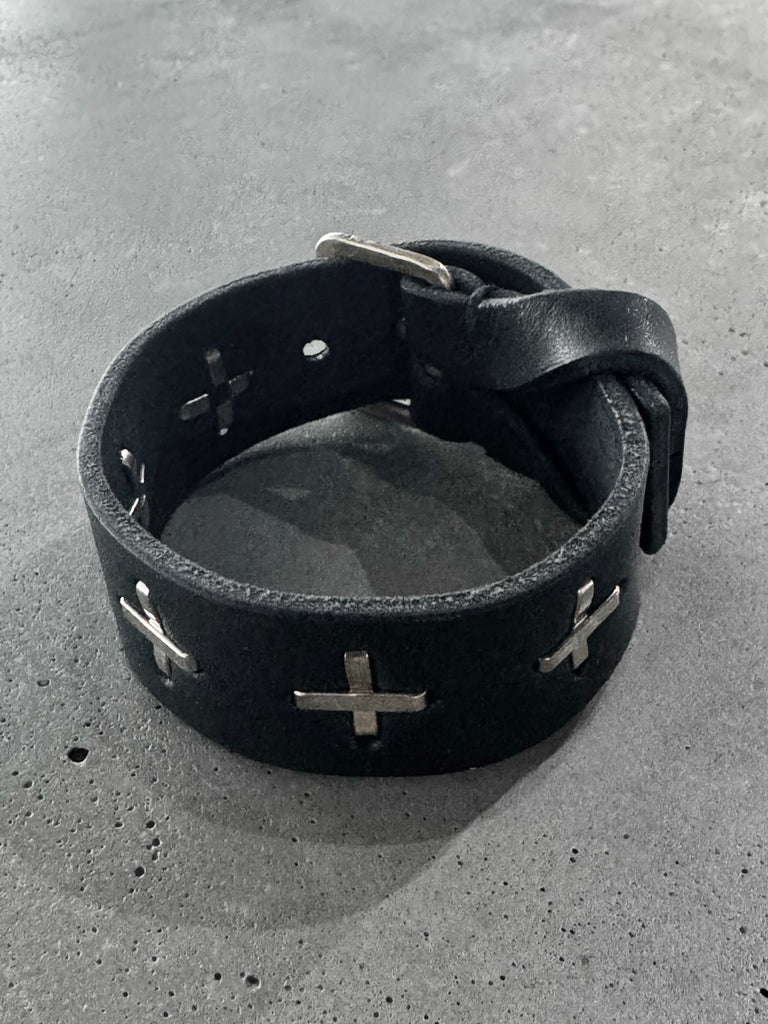 M.A+ Big Silver Wristband