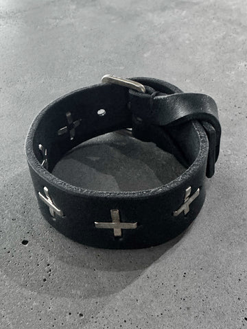 M.A+ Big Silver Wristband
