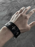 M.A+ Big Silver Wristband