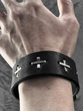 M.A+ Big Silver Wristband