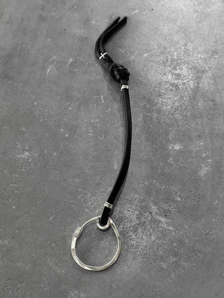 M.A+ Silver Leather Kay Holder