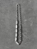 M.A+ Multiple Silver Oval Plate Choker