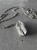 M.A+ Light Peanut Locket with Silver Chain