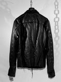 M.A+ Zipped Trucker Jacket with Silver Crosses