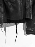 M.A+ Zipped Trucker Jacket with Silver Crosses