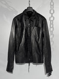 M.A+ Zipped Trucker Jacket with Silver Crosses