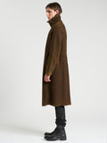 Masnada Washed Asymmetric Button Coat