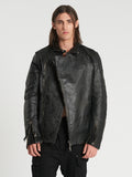 Masnada Paper Laminate Biker Jacket