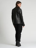 Masnada Paper Laminate Biker Jacket