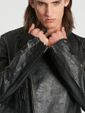 Masnada Paper Laminate Biker Jacket