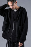 Dhygen Cotton Low Gauge Knit Cardigan Layered Pullover