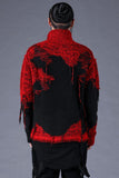 Dhygen Distressed Intarsia Knit Pullover