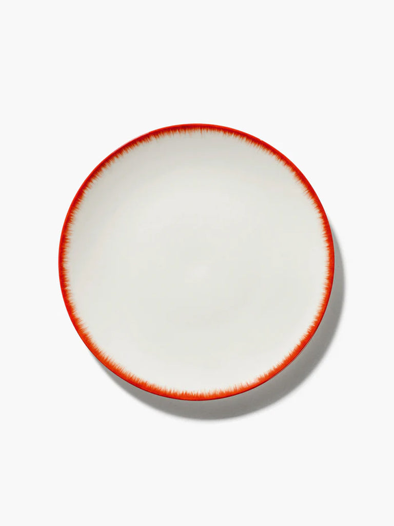 Serax Starter Plate L White/Red Var.2 Dé