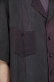Ziggy Chen Patchwork Short Sleeve Shirt