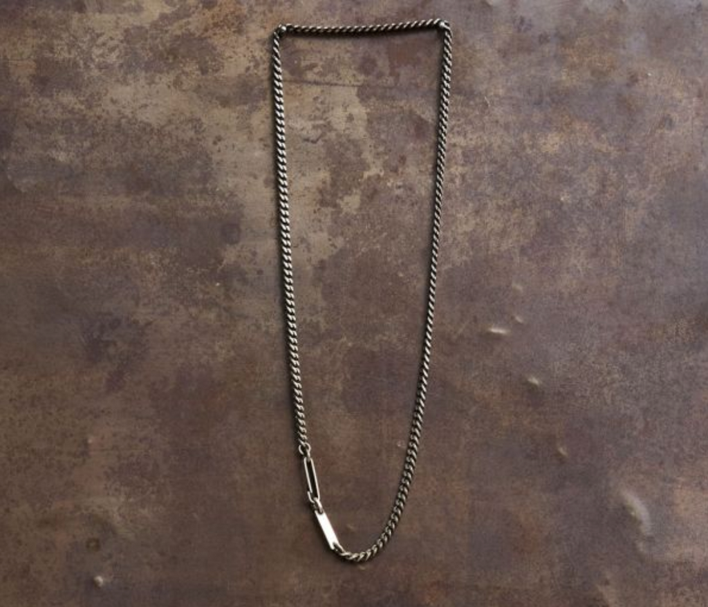 Werkstatt Munchen Necklace Curb Chain Snap Link – DARK WAVE Werkstatt Munchen Necklace Curb Chain Snap Link – DARK WAVE