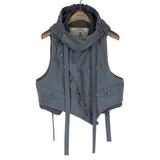Ziggy Chen Hooded Short Vest