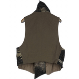 Ziggy Chen High Neck Asymmetric Vest