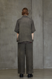 Ziggy Chen Spread Collar Short Sleeve Shirt