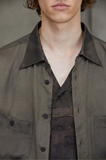 Ziggy Chen Spread Collar Short Sleeve Shirt