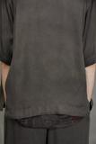 Ziggy Chen Spread Collar Short Sleeve Shirt