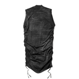 Julius Digital Noise Shirring Top