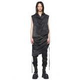 Julius Digital Noise Shirring Top