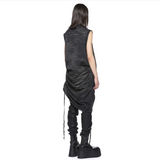 Julius Digital Noise Shirring Top