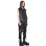 Julius Digital Noise Shirring Top