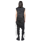 Julius Digital Noise Shirring Top