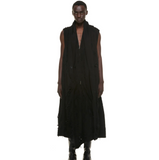 Julius Mantra Long Vest Black