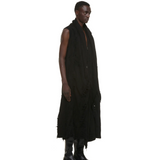 Julius Mantra Long Vest Black