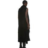Julius Mantra Long Vest Black
