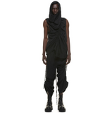 Julius Mantra Cowl Neck Sleeveless Shirt