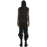 Julius Mantra Cowl Neck Sleeveless Shirt
