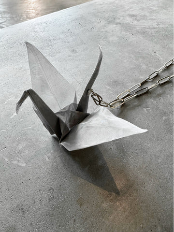 Taichi Murakami Origami Tsuru Necklace W/925 Chain