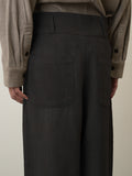 Towards Barrack Trousers In Black Kala Cotton Herringbone