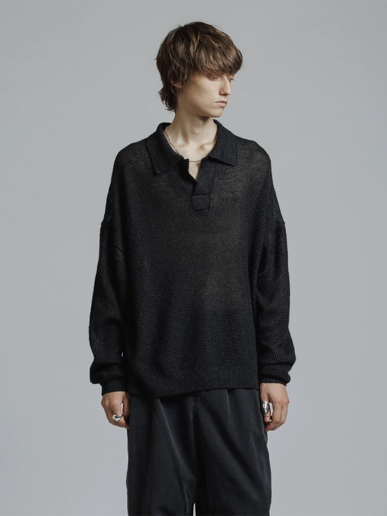 The Viridi-Anne Linen Button Polo