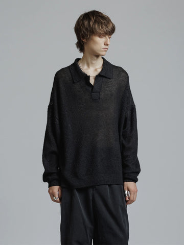 The Viridi-Anne Linen Button Polo
