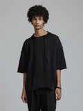 The Viridi-Anne Low Gauge Jersey SS T-shirt Black