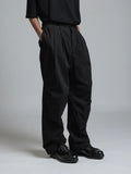 The Viridi-Anne Cotton Twill Wide Trousers